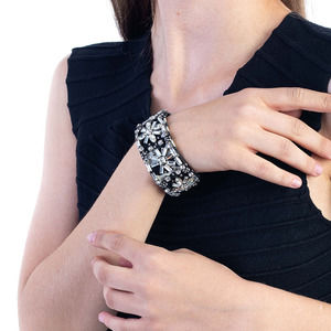 ISABEL MARANT BLACK, WHITE BRACELET | WOMENS